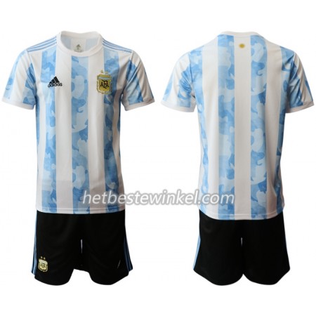 Argentinië Voetbaltenues Kind Thuis 2020 - SS (+ Korte broeken)